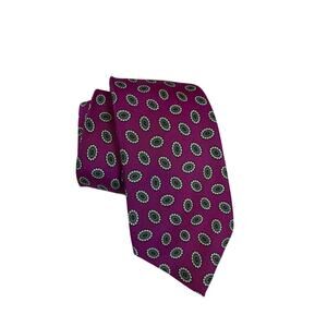 Burberrys of London 100% Silk Tie Paisley Multicolor Made In USA 59”x3.5”